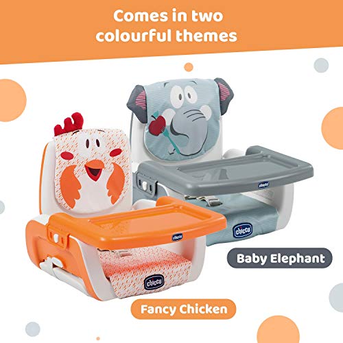 Chicco Mode - Elevador regulable en 3 alturas, 2 kg, diseño gallina