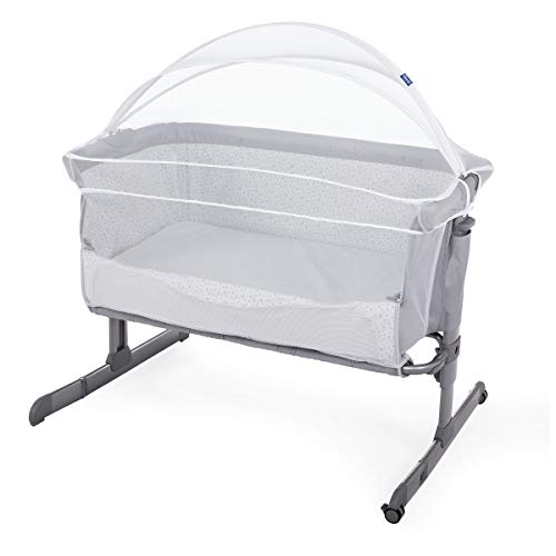 Chicco Next2Me Mosquitera para mini cuna Chicco Next2me: Estandar, Dream, Magic, con cremallera, color blanco