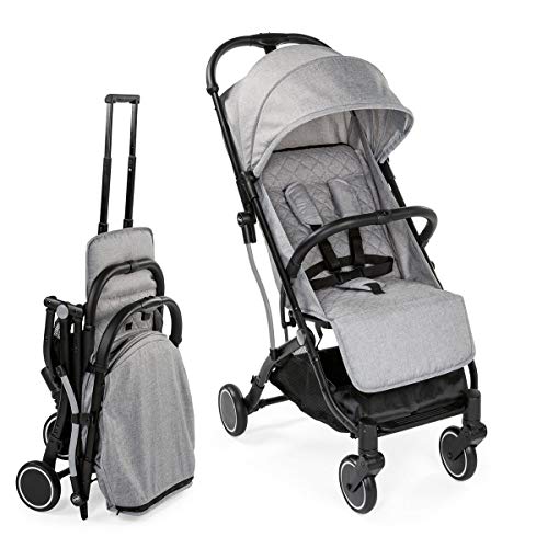 Chicco TrolleyMe - Silla de paseo compacta tipo trolley, con asa para transporte, color gris (light Grey)