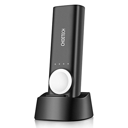 CHOETECH Apple Watch Cargador[MFI Certificado] 5000mAh Powerbank, Magnética iWatch Cargador Inalámbrico Batería Externa para Apple Watch Series 5/4/3/2/1/Nike+/Edition/Hermès/44mm/42mm/40mm/38mm