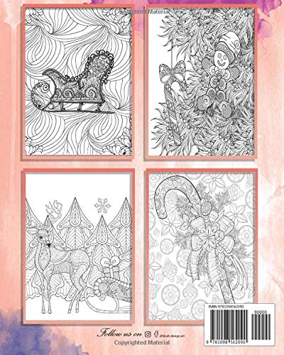 Christmas Miracle: Adult Coloring Book (Stress Relieving Creative Fun Drawings to Calm Down, Reduce Anxiety & Relax.Great Christmas Gift Idea For Men & Women 2020-2021)
