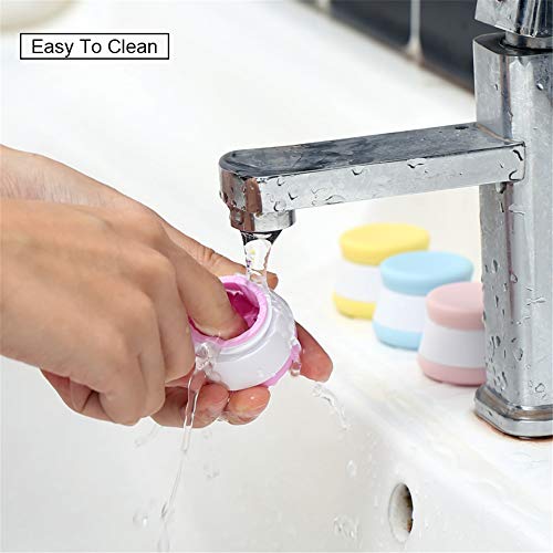 CHSEEO Botellas de Viaje Bote Tarros Y Ollas de Viaje Contenedore de Silicona Pastillero Envase de Crema Organizadores Recipientes para Cuentas Cosmética Joyería Maquillaje Uñas Polvo#6