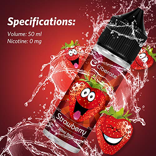 Ciberate 50mlx3 Vaper Liquido Premium Ecig Vape Juice E Liquido E Juice Sabores jugosos 70/30 Eliquid Sandía Fresa Arándano para E Cig Cigarrillo Electrónico Vape Pen Box Mod Starter Kit Sin Nicotina