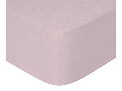 Ciberdescans Olvídate de Planchar - Sábana Bajera Ajustable Algodón Que No Se Arruga Si Som Dos (Rosa, Cama 150)