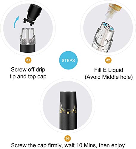 Cigarrillo electrónico, Cigarrillo Electronicos de Vapor, MOTI Cigarro Electronico Vaporizador Starter Kit, E cig Batería recargable incorporada de 500mah con Sin E Líquido Sin nicotina