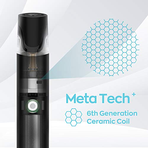 Cigarrillo Electronicos de Vapor, MOTI Cigarro Electronico Vaporizador Starter Kit, E cig Batería recargable incorporada de 500mah con 1.8ml Atomizador, Sin E Líquido Sin nicotina (Aurora)