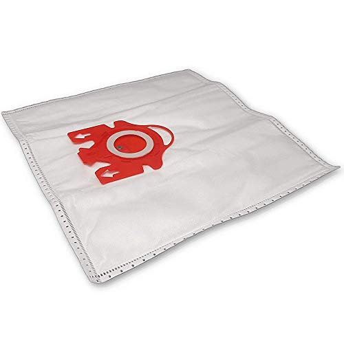 Cikuso Bolsas/Filtros de Vacío Compatibles (10 Bolsas + 4 Filtros) para Miele Fjm Airclean Bolsa de Vacío.Reemplaza La Pieza 7291640.Aptos S241-S256I,S290-S291,S300I-S399,S500-S578,S700