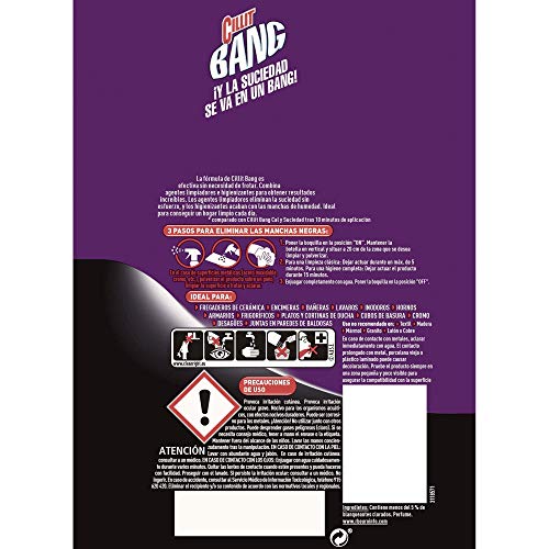 Cillit Bang - Spray Limpiador Suciedad y Manchas de Humedad, para baños y juntas negras - 750 ml (3040445)