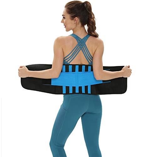 Cinturón De Entrenamiento De Cintura Para Mujer Cintura Cincher Trimmer Pérdida De Peso Cinturón De Adelgazamiento Body Shaper Belt Sport Workout Soporte Para La Espalda Faja Cinturón ,Azul,XL
