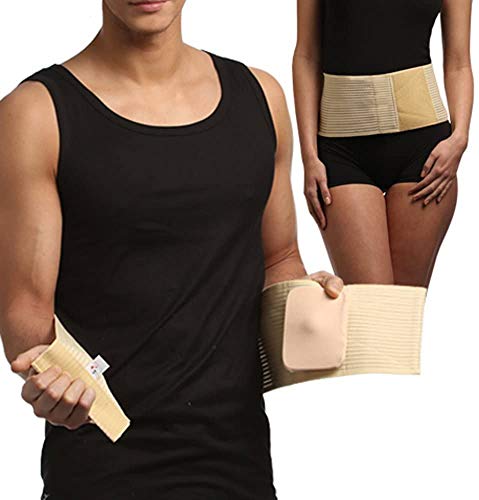 Cinturón de Hernia Umbilical con Carpeta Abdominal, Braguero de Ombligo con Vendaje Extraíble, Envoltura de Soporte Médico, Faja de Hernia (Tamaño 2)