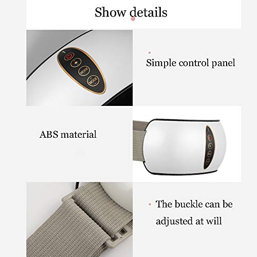 Cinturón De La Máquina De Adelgazamiento De Culturismo Masaje De Vibración Ajustable con Calorías Suaves 4 Modos De Masaje Quemador De Grasa Abdominal para Promover La Digestión