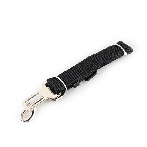 Cinturón de seguridad de coche para perro, ajustable, color negro, 70 cm