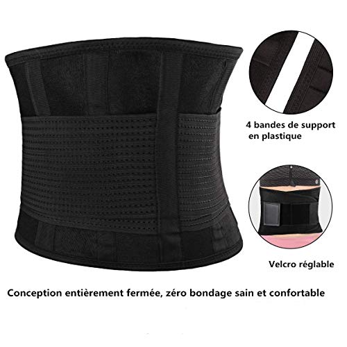 Cinturón de sudoración hombre mujer lumbar dormirse deportivo térmico soporte para postura vientre plano adelgazamiento transpirable cinturón abdominal post-parto invernadero cintura corsé ajustable