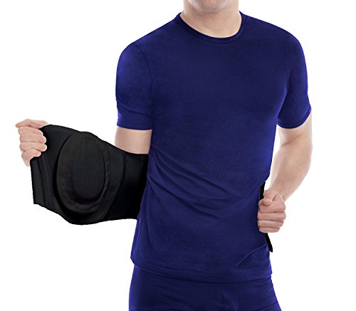 Cinturón ergonómico de hernia umbilical (nuevo modelo); faja de sujeción abdominal X-Small Negro