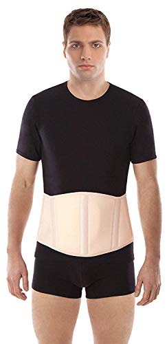 Cinturón ergonómico para hernia umbilical (nuevo modelo); faja de sujeción abdominal X-Small Beige