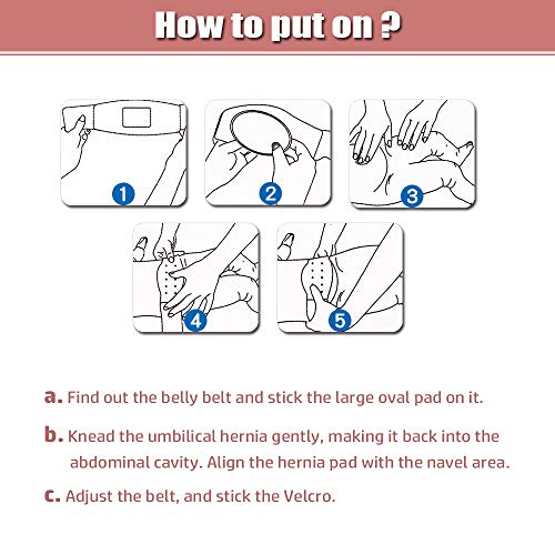 Cinturón para hernia umbilical Banda para el ombligo del bebé Banda para el vientre del recién nacido