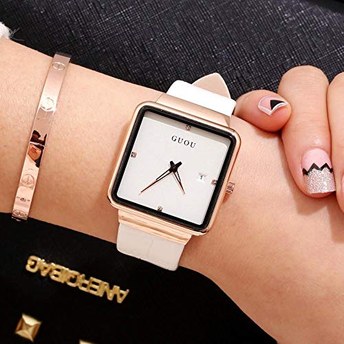 Cinturón Reloj Ultra-Thin Ladies Belt Watch Correa De Mujer Casual Retro Reloj De Cuarzo Púrpura