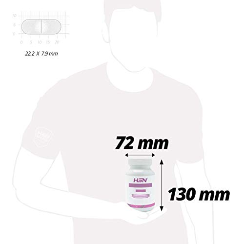 Citrato de Magnesio de HSN | 200mg de Magnesio Elemental por Tableta | Evitar Calambres, Salud Articular, Más Energía y Reduce la Fatiga | Vegano, Sin Gluten, Sin Lactosa, 120 Tabletas