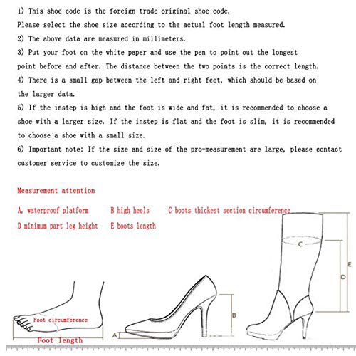 CJCJ-LOVE Damas Pantorrilla Botas, Botas De Las Mujeres, La Rodilla Botas Altas De Estiramiento Puntiagudos Tacones De Aguja Botas De Cuero Botas De Cuero De Imitación Se Queda Atrás,Negro,42EU