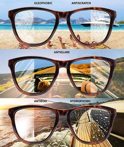 CLANDESTINE Model Habana Brown - Gafas de Sol de Nylon HD para Hombre & Mujer