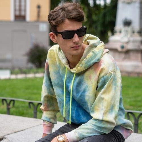 CLANDESTINE Square Matte Black R N - Gafas de sol de Nylon HD para Hombre & Mujer