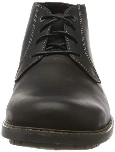 Clarks - Botines de Cuero Hombre, Color Negro, Talla 41.5 EU