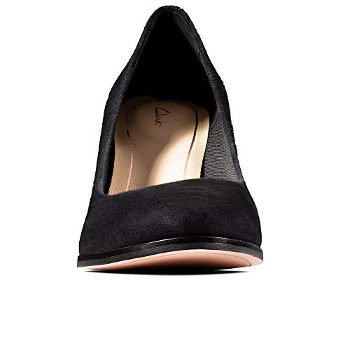 Clarks Kaylin Cara, Zapatos de Tacón para Mujer, Negro (Black SDE Black SDE), 39 EU