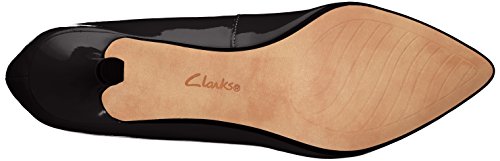 Clarks Linvale Jerica, Zapatos de Tacón para Mujer, Negro (Black Pat Lea), 36 EU