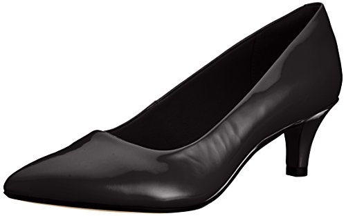 Clarks Linvale Jerica, Zapatos de Tacón para Mujer, Negro (Black Pat Lea), 36 EU
