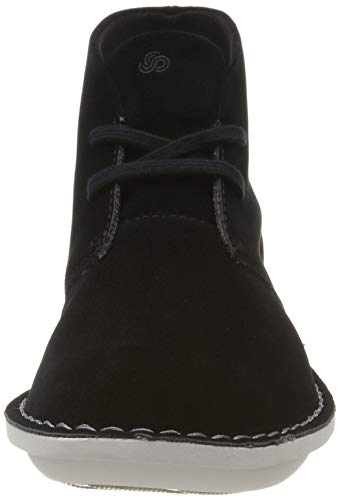 Clarks Step Weltisle, Zapatillas Altas para Mujer, Negro (Black Black), 41 EU