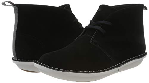 Clarks Step Weltisle, Zapatillas Altas para Mujer, Negro (Black Black), 41 EU