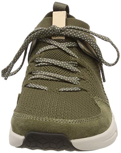 Clarks Triactive Up, Zapatillas para Hombre, Verde (Olive Combination-), 41.5 EU