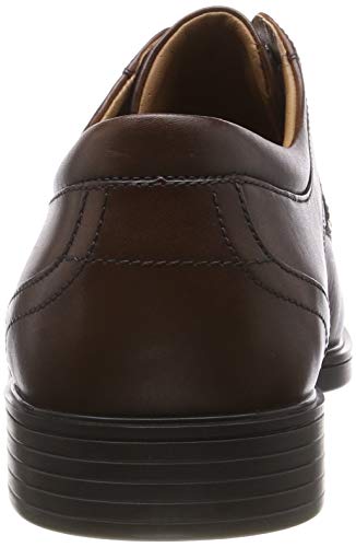 Clarks Un Aldric Park, Zapatos de Cordones Derby para Hombre, Marrón (Tan Leather), 44.5 EU