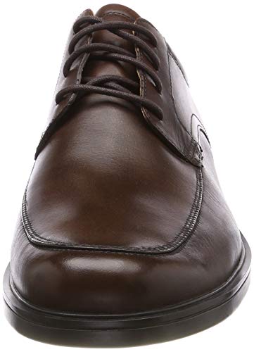 Clarks Un Aldric Park, Zapatos de Cordones Derby para Hombre, Marrón (Tan Leather), 44.5 EU