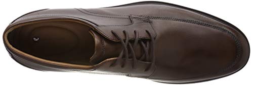 Clarks Un Aldric Park, Zapatos de Cordones Derby para Hombre, Marrón (Tan Leather), 44.5 EU