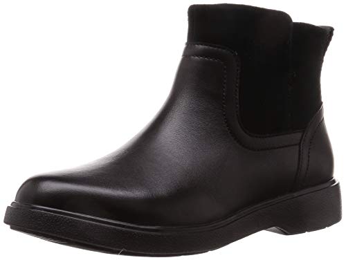 Clarks Un Elda Lo, Botas Slouch para Mujer, Negro (Black Combi Black Combi), 35.5 EU