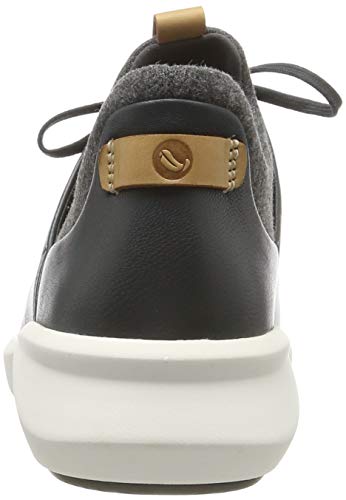 Clarks Un Rio Lace, Zapatillas, Gris (Dark Grey Dark Grey), 39 EU