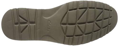 Clarks Vargo Vibe, Zapatos de Cordones Derby para Hombre, Braun Dark Tan Lea Dark Tan Lea, 44 EU