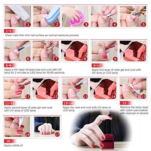 Clavuz Esmaltes Semipermanentes en Gel UV LED 6 Colores de Esmaltes de Uñas Soak-off 10ml 008
