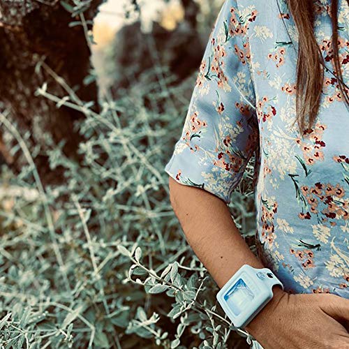 cleands - Pulsera con Gel Hidroalcohólico, Recargable, Dispensador de Desinfectante de Manos – Verde