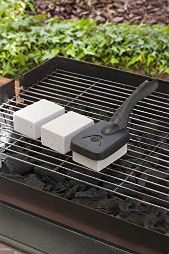 Cleaning Block 10014EI - Pack de 3 herramientas de limpieza con mango, para el barbacoa