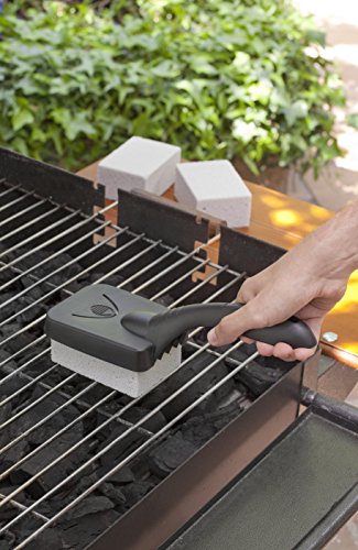 Cleaning Block 10014EI - Pack de 3 herramientas de limpieza con mango, para el barbacoa