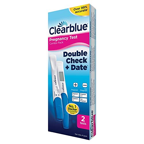 Clearblue - Prueba De Embarazo doble con fecha (pack de 2)