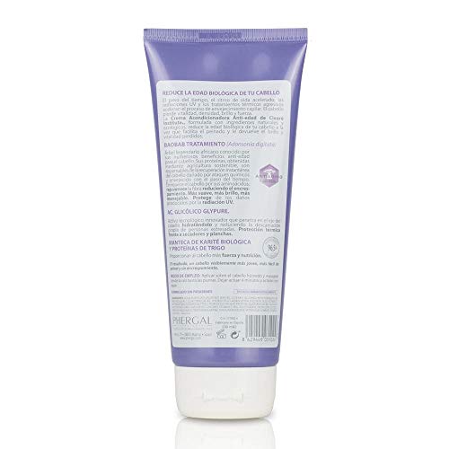 Clearé Institute Crema Acondicionadora Antiedad - Acondiciona, Repara y Rejuvenece al Instante | Sin Sulfatos SLE, SLS y Parabenos | 96% Ingr. Naturales | Antiencrespamiento Cabello - 200ml