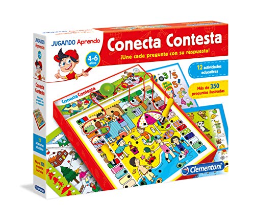 Clementoni - Conecta Contesta, juego educativo (653805) , color/modelo surtido