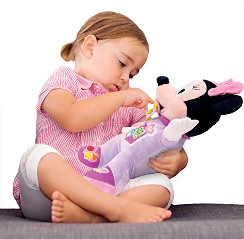 Clementoni Peluche interactiva Minnie Mi Primera Muñeca, Color Rosa, 36.8 x 28.2 x 16.5 (65547)