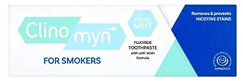 Clinomyn antimanchas Flúor Pasta de dientes para los fumadores - Paquete de 6