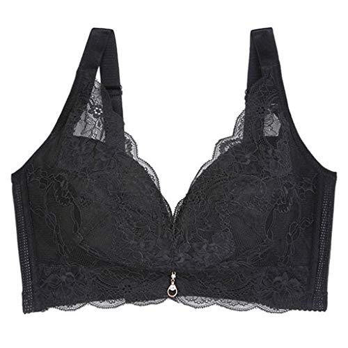 CLOOM Tallas Grandes Triple Push Up Sujetador Sexy Encajes Cómodo Sostén Señora Sin Costura Lencería Ajustable String Tops Bra Tirantes Sujetadores Para Mujer
