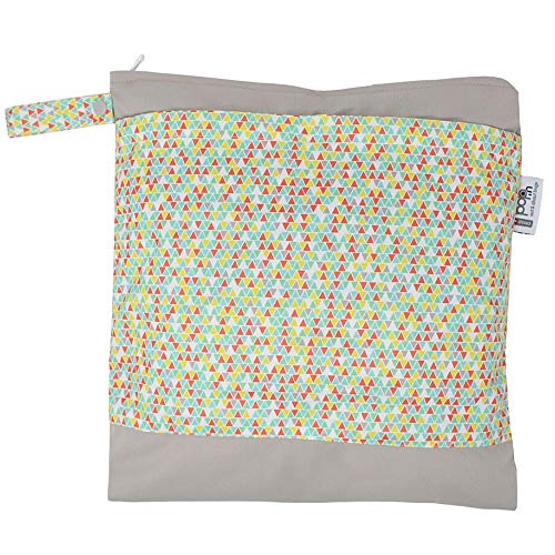 Close Pop-in Pañales Lavables de Tela- 10 Pcs Pañales Lavables de Viscosa de Bambú para Bebé, Pañales Ajustable y Reutilizable para Bebés con Bolsas de Almacenamiento,colores pastel