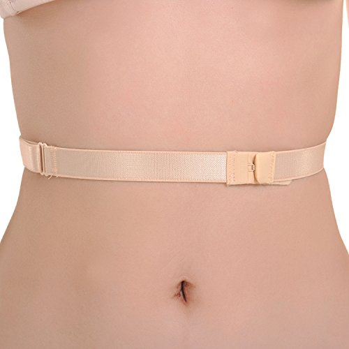 Closecret Sujetador Ajustable de Espalda Baja para Mujer Correas de Conversión 2 Ganchos (Paquete de 3)